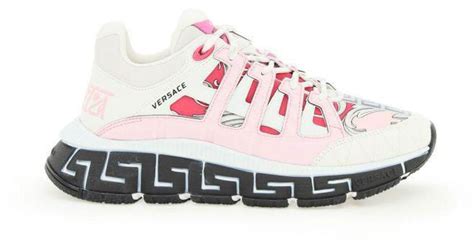 versace damenschuhe|Versace pink sneakers.